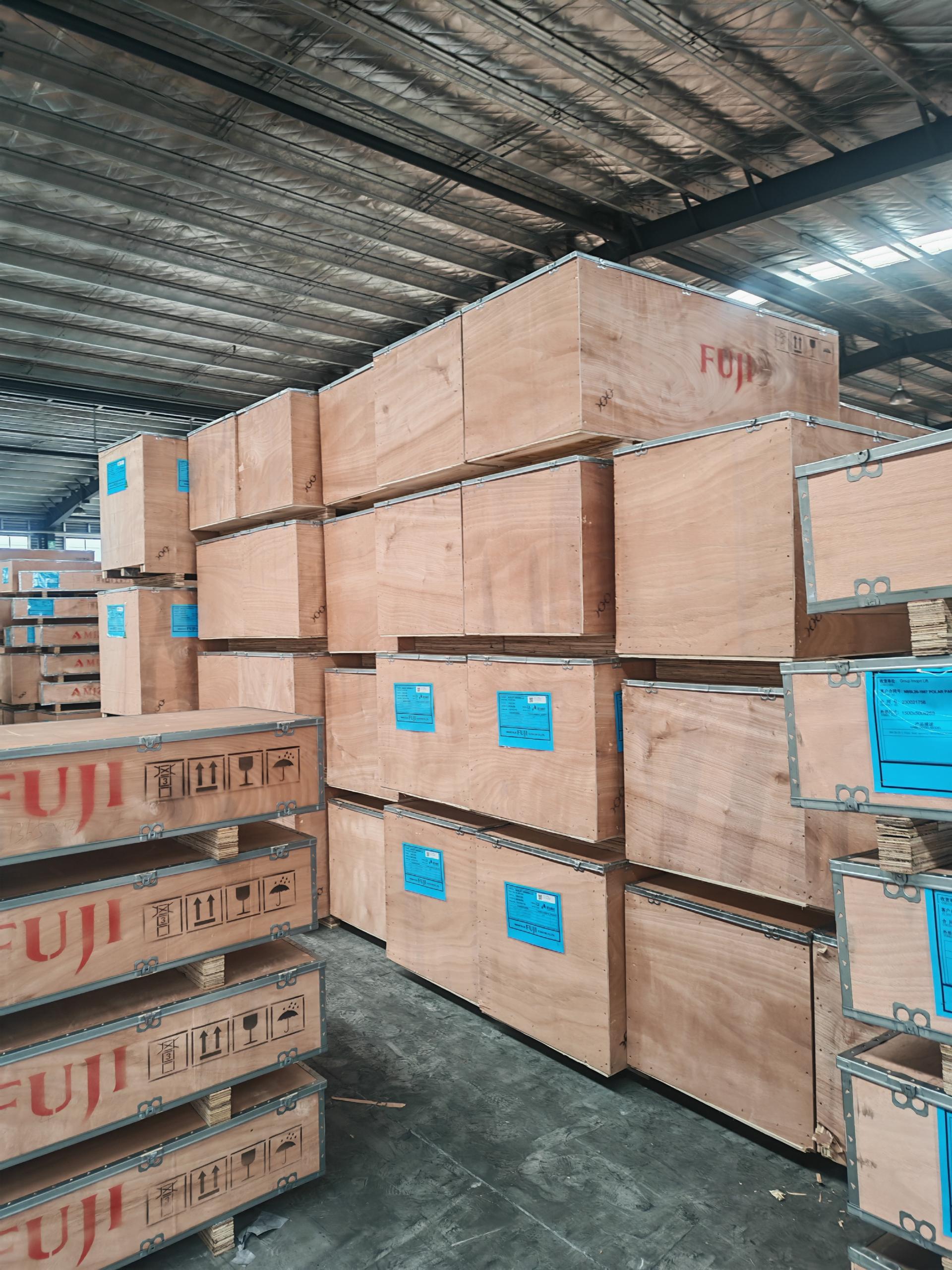 Marts 2026 markerer betydelige elevatorforsendelser af Ningbo Blue Fuji