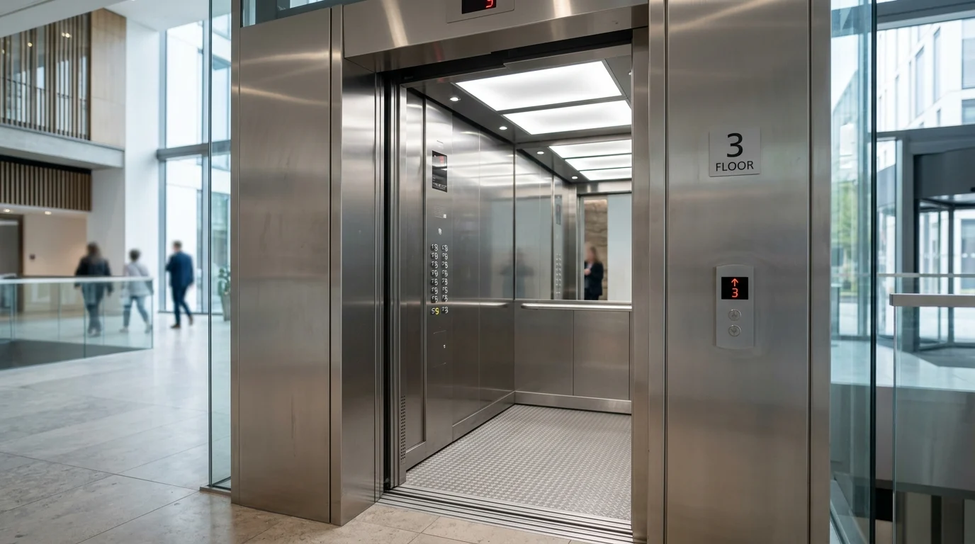 Passagerelevatorguide til kompakte bygninger